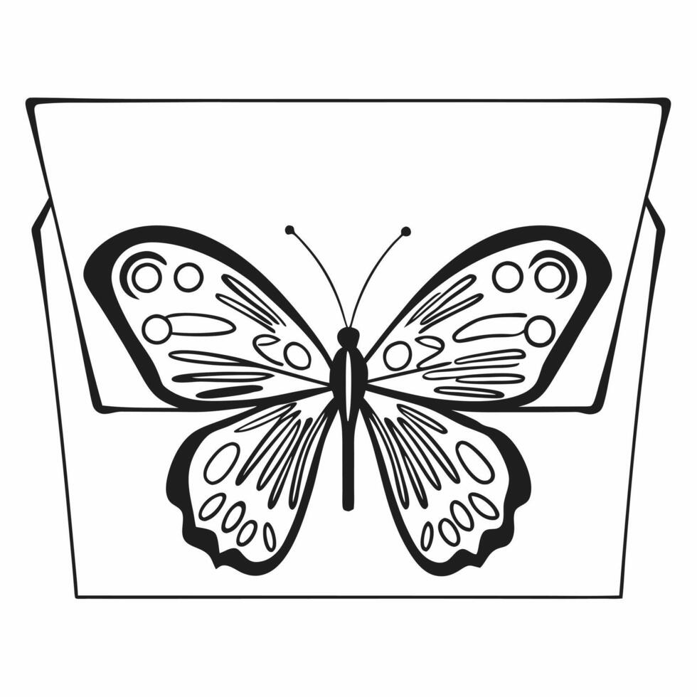 Flat Macro of a digital butterfly landing on a glowing human rights banner symbolizing transformation concept as A macro shot of a glowing digital butterfly landing on a human righ Squre vector