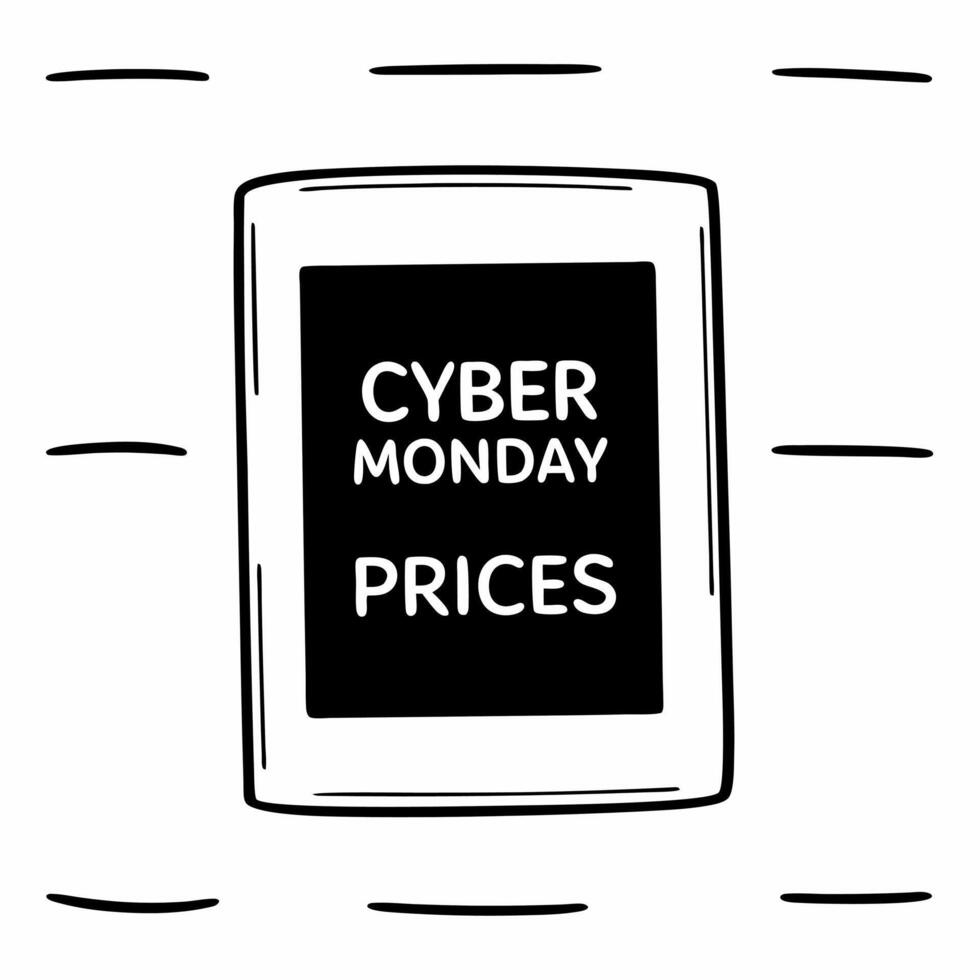 Flat Plain background of floating discount labels with glowing prices for Cyber Monday concept as A plain background filled with floating discount labels each showing glowing Cyber Squre vector