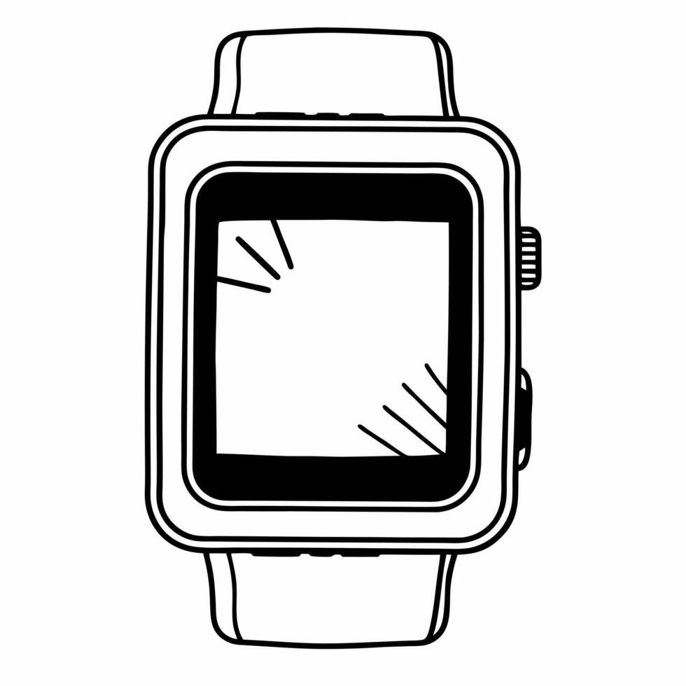 Flat Watch with holographic Bhai Dooj icon concept as A smartwatch with two holographic Bhai Dooj symbols floating near the screen providing a bright and glossy look The scene has Squre vector