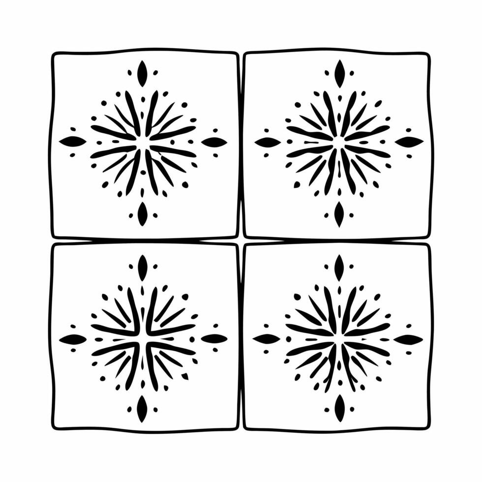 Flat Watercolor Sparklers and Rangoli Eco Patterns Tiles concept as A seamless watercolor tile design that blends sparklers and Rangoli patterns with eco friendly motifs like leave Squre vector