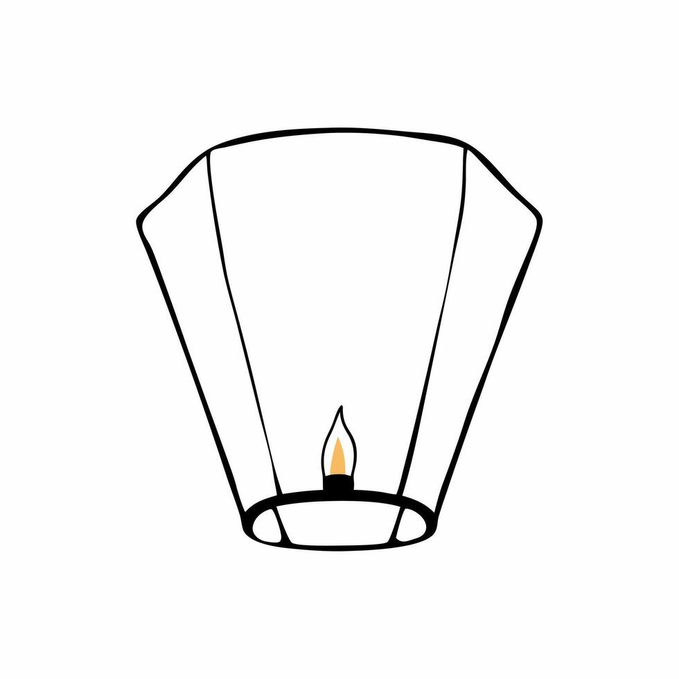Floating winter lantern with glowing light isolated on white background concept as A glowing winter lantern floats in the air emitting a soft warm light Perfect for cozy winter pr Squre Set 2 vector
