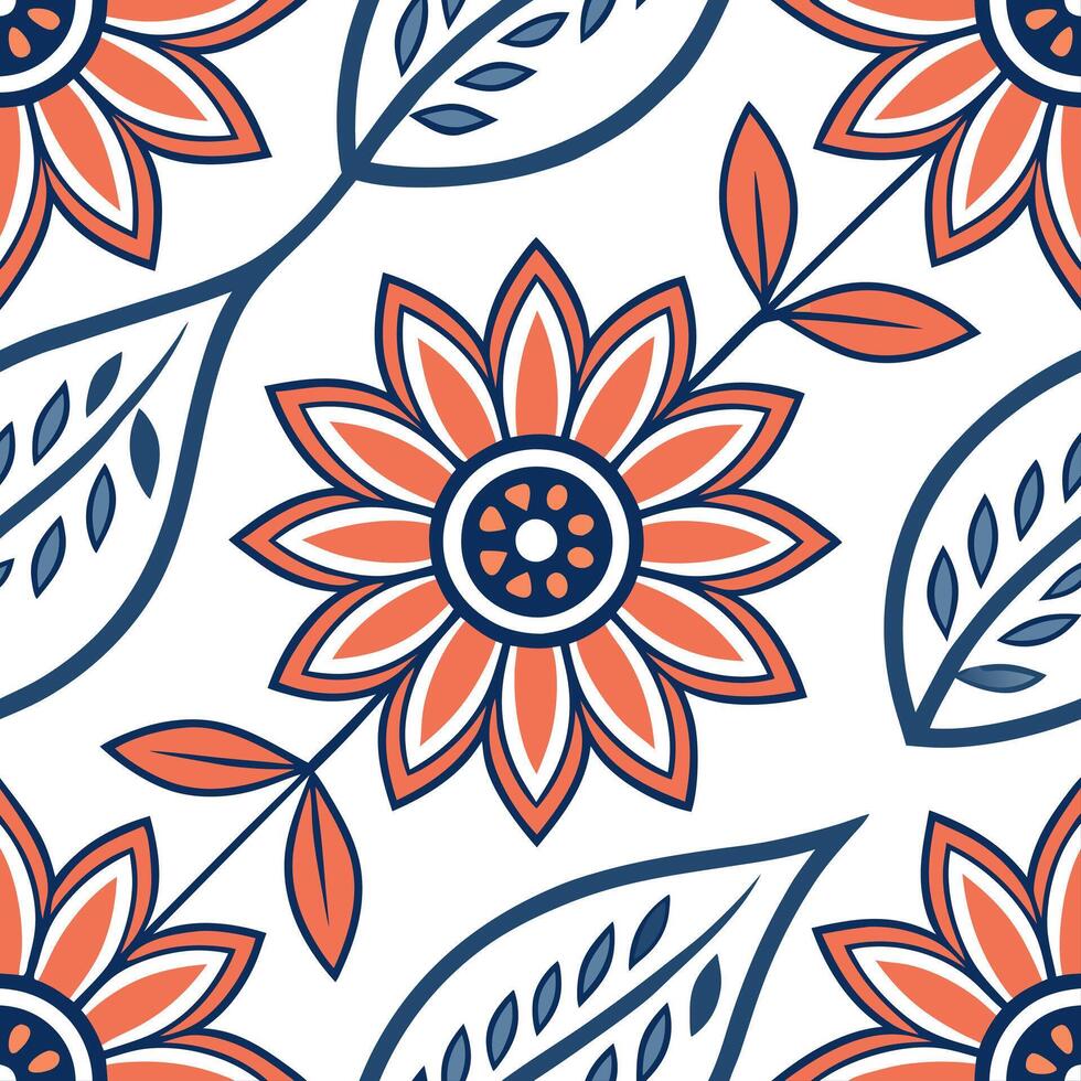 Folk art seamless pattern with geometric shapes and bright colors for a bold and modern ethnic design concept as Bold folk art pattern with geometric shapes and bright colors for a Squre vector