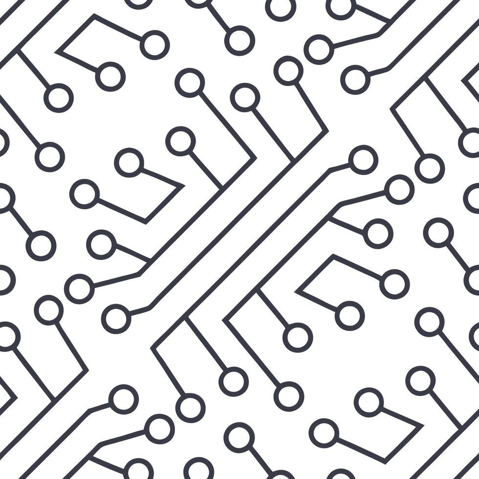 Generate seamless tile patterns with layered circuit board schematics and digital overlays on isolated white for futuristic interface design concept as Combine layered circuit boar Squre vector