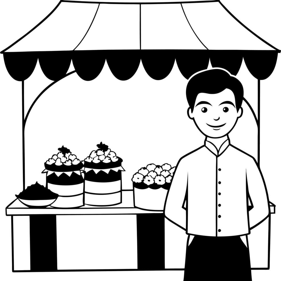 Glossy background of a traditional Labh Pancham market scene concept as A glossy and bustling background depicting a traditional market scene during Labh Pancham The market is fil Squre vector