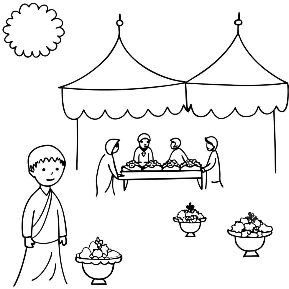 Glossy background of a traditional Labh Pancham market scene concept as A glossy and bustling background depicting a traditional market scene during Labh Pancham The market is fil Squre Set 2 vector