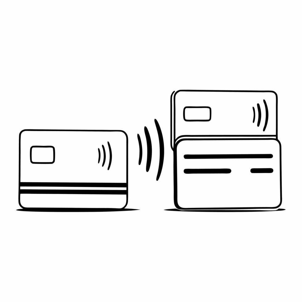 Glossy Background with Contactless Payment Icons concept as A sleek glossy background showcasing contactless payment icons with soft reflections The modern design emphasizes the e Squre vector