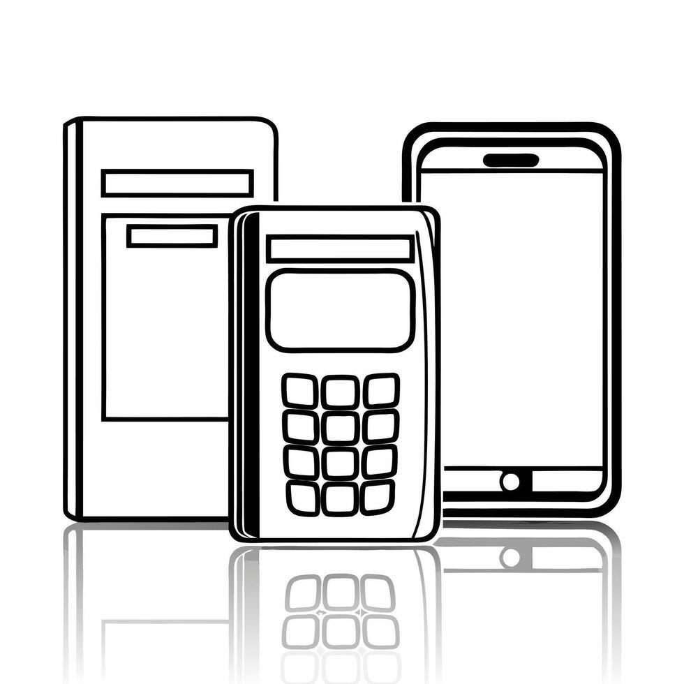 Glossy Background with Mobile Payment Icons concept as A modern glossy background showcasing mobile payment icons with soft reflections The sleek design emphasizes the convenience Squre vector