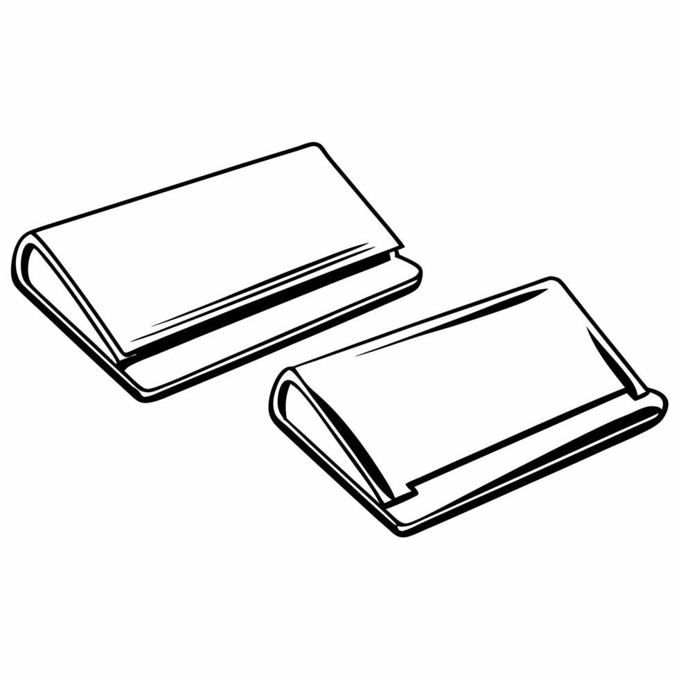 Glossy Business Card Holder with Retail Coupons concept as A glossy background featuring a business card holder with floating retail coupons The design is professional and sleek i Squre vector