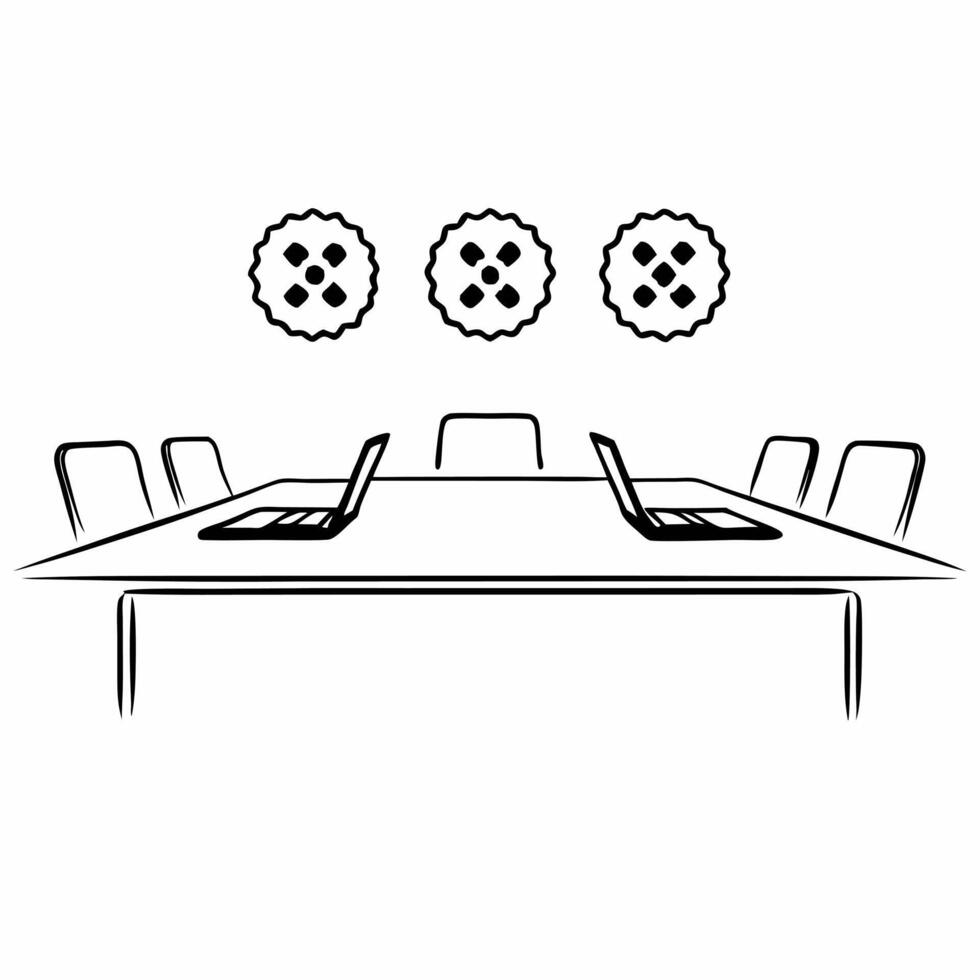 Glossy Business Meeting Background with Coupon Symbols concept as A glossy background featuring a business meeting setup with floating coupon symbols The design is modern and slee Squre vector