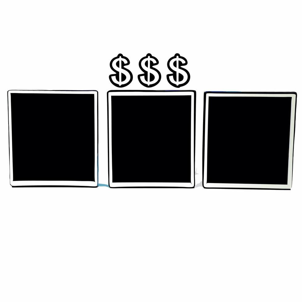 Glossy Cash Flow Background with Floating Financial Symbols concept as A sleek glossy background featuring floating financial symbols and cash flow icons against a reflective surfa Squre Set 2 vector