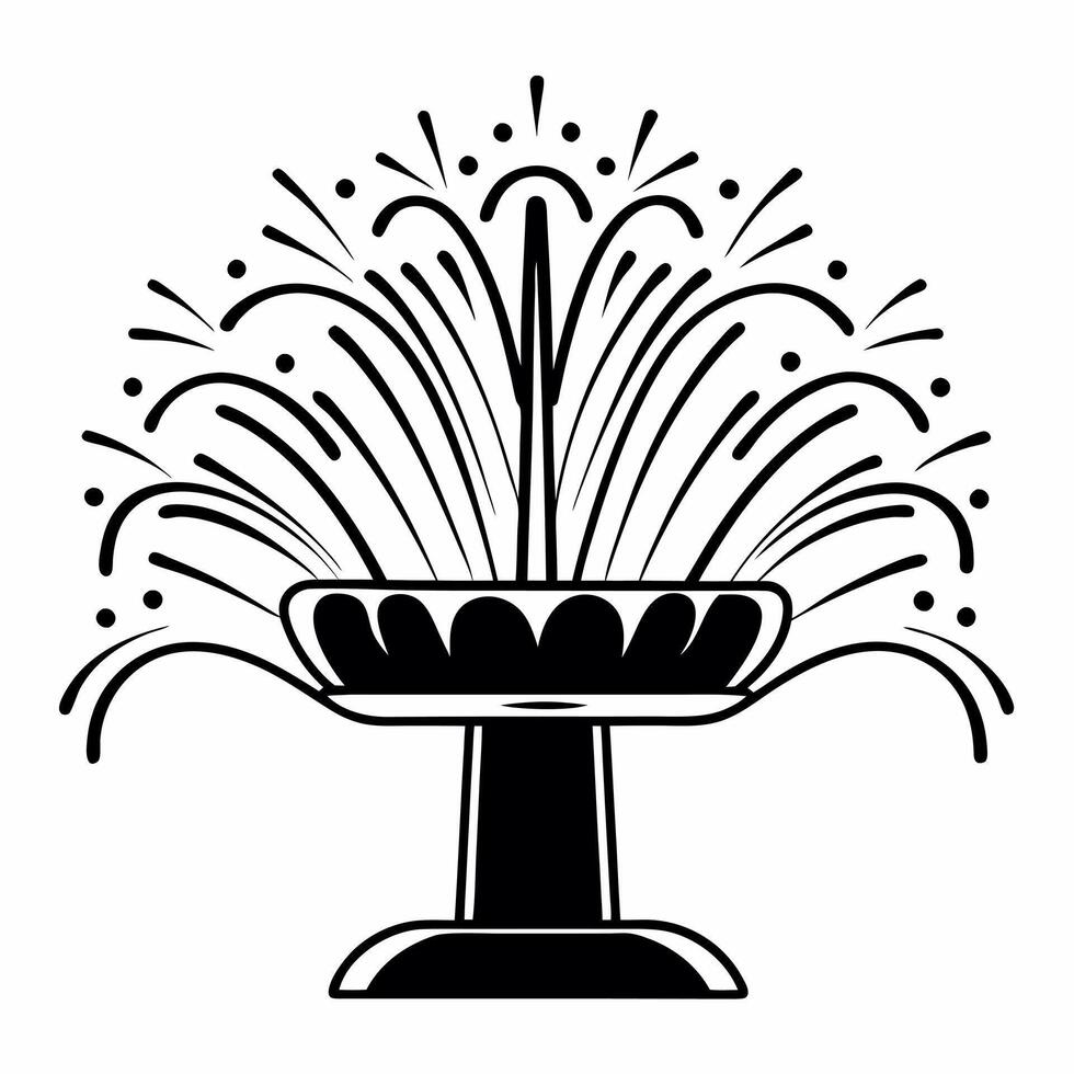 Glossy Champagne Fountain concept as A glossy background featuring a champagne fountain symbolizing the grandeur and celebration of New Year 2026 The camera captures the dynamic m Squre vector