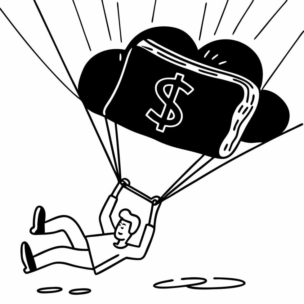 Glowing holographic wallet and dollar sign floating on a glossy white surface with ample copy space concept as A modern image featuring a floating holographic wallet and dollar sig Squre vector