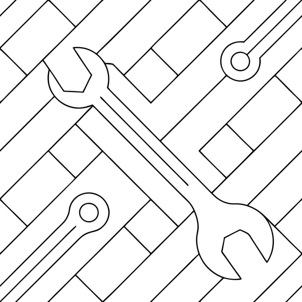 Integrate metallic circuit stripes on modular tile pattern accentuating crisp white zones with digital flair concept as Show refined line networks crisscrossing clean surfaces sugg Squre vector