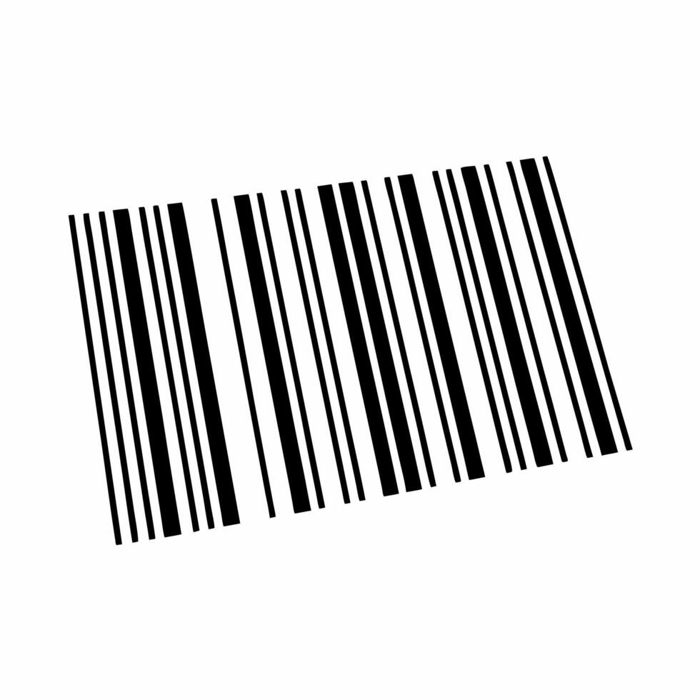 Isolated barcode with glowing sale price for Cyber Monday concept as A clean isolated barcode with a glowing sale price for Cyber Monday deals The minimalistic design on a white b Squre vector