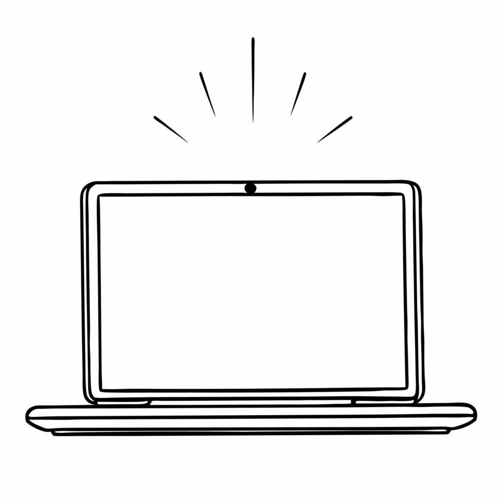 Laptop with holographic price tag and Cyber Monday banner concept as A sleek glossy laptop floating on a white background with a glowing holographic price tag and Cyber Monday bann Squre vector