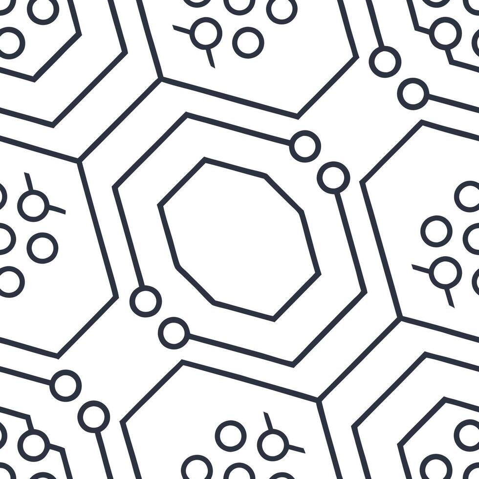 Layer neon grid circuits on futuristic seamless cyber tiles utilizing minimal white contrast for a sleek tech identity concept as Convey a high tech AI powered look with balanced s Squre vector