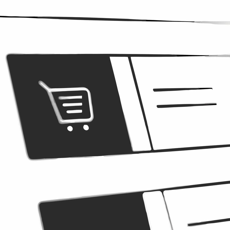 Macro shot of glowing digital payment icon for Cyber Monday concept as A macro close up shot of a glowing digital payment icon on a futuristic ecommerce website during Cyber Monday Squre vector
