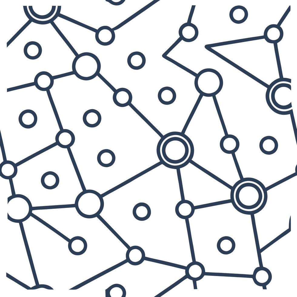 Modern seamless tile design featuring digital cyber elements with interconnected circuit lines and isolated whitebalance to evoke futuristic networks concept as Interconnected circ Squre vector