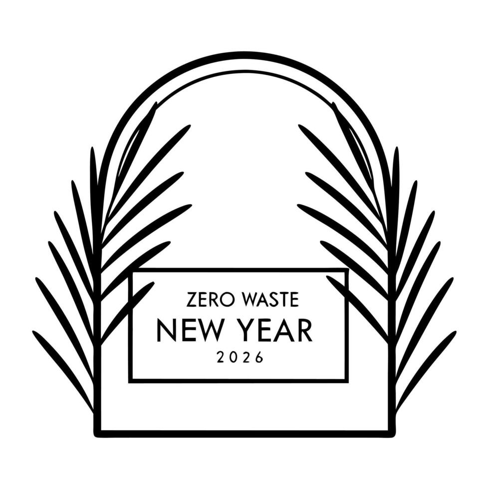 Natural Fiber Elements concept as A seamless design made of natural fibers symbolizing eco friendliness and a Zero Waste New Year 2026 The camera focuses on the textures an Squre vector