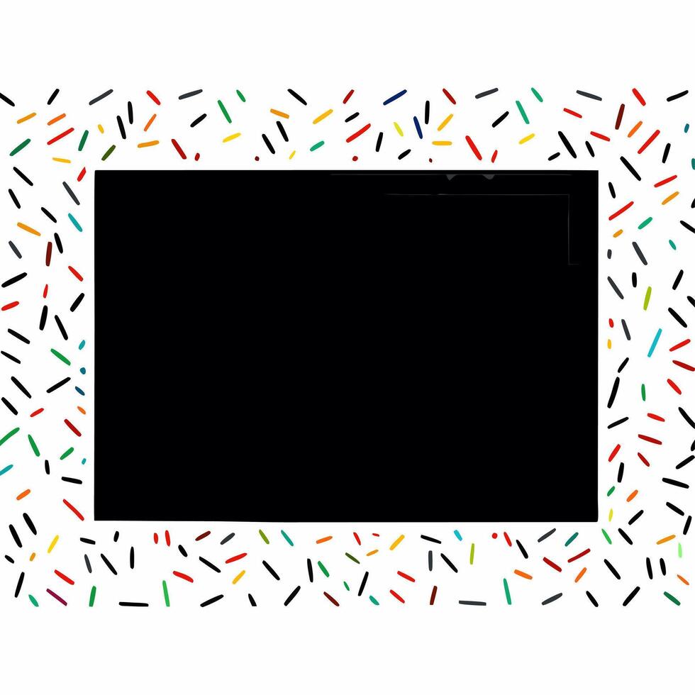 Plain White Confetti Shower concept as A plain white background with a shower of colorful confetti celebrating the joy and excitement of New Year 2026 The camera focuses on the cl Squre vector