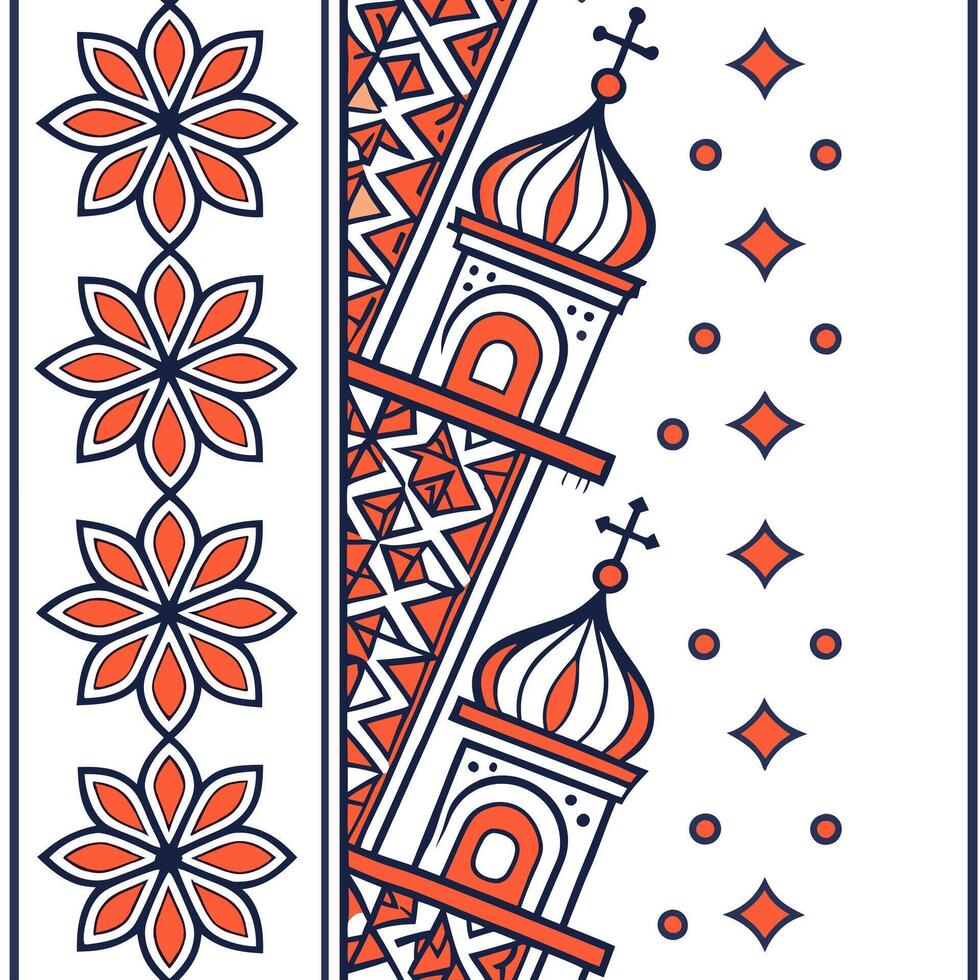 Produce seamless ethnic tile patterns with repeated traditional symbols and regional motifs perfect for digital branding and visual storytelling concept as Incorporate traditional Squre Set 2 vector