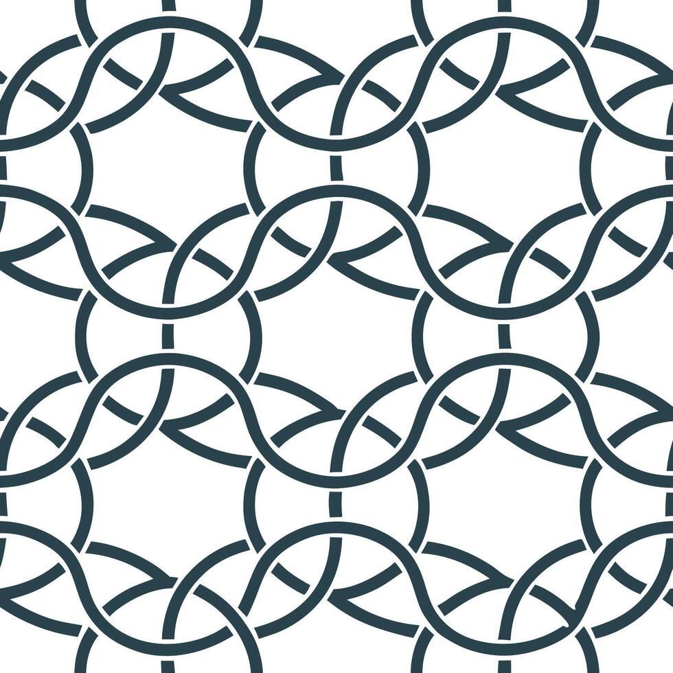 Produce seamless pattern layering parametric wave lattices set crisp white channels shape futuristic tile theme with brand appeal concept as Interlock wave lattices in parametric s Squre vector