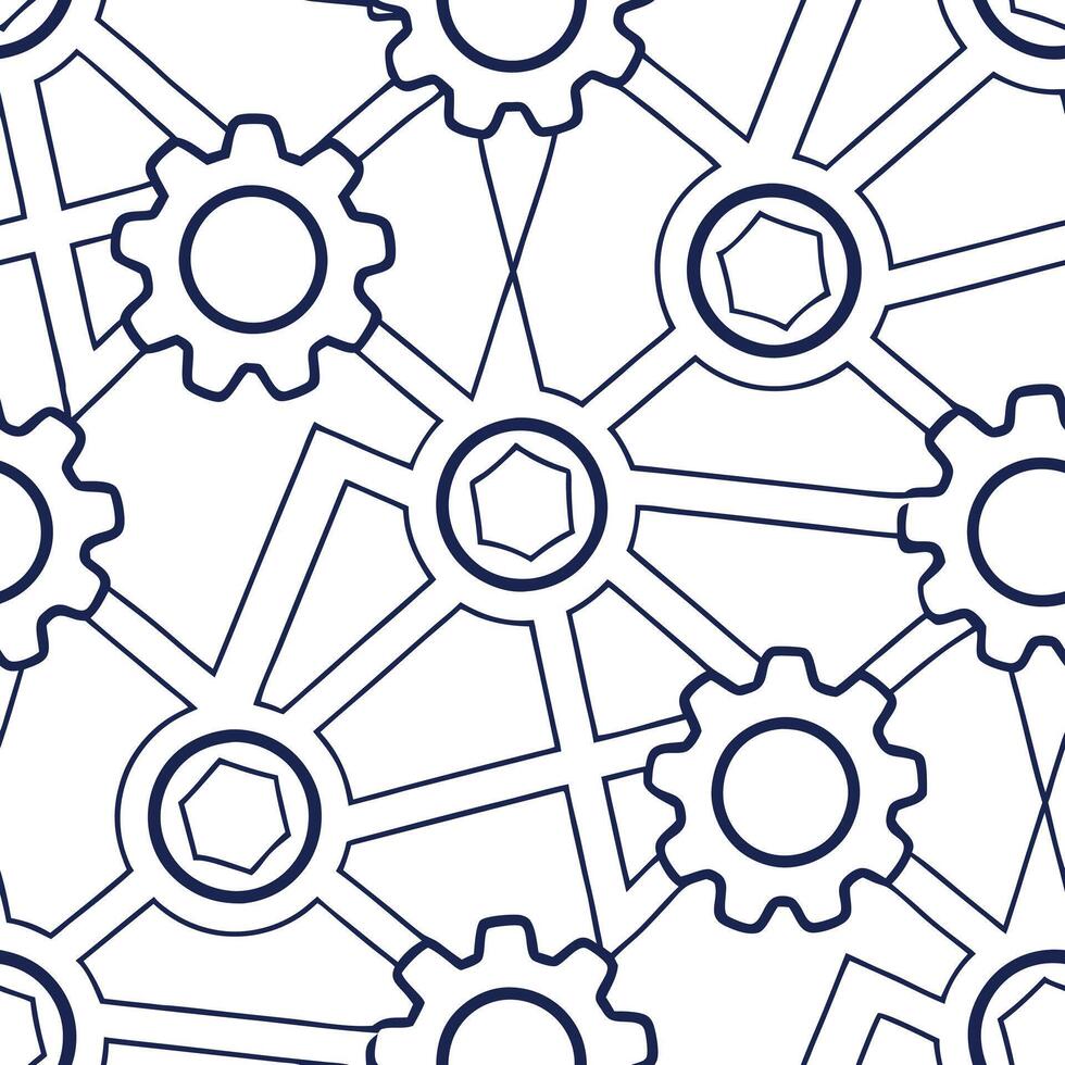 Shape angled techno silhouettes connected by bright arcs isolating white intervals building next level brand synergy tile repeats concept as Unify symmetrical polygons crossing ope Squre vector