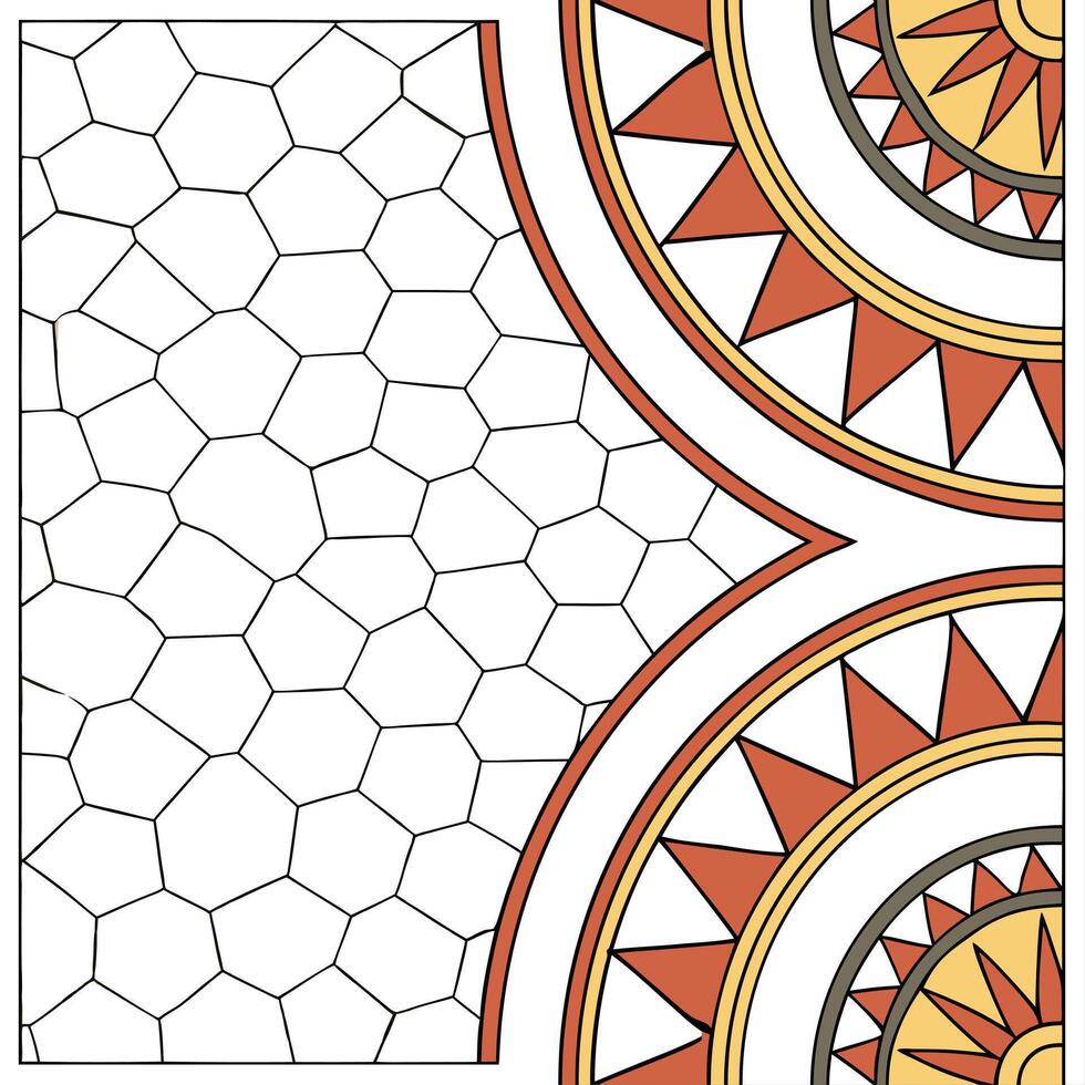 Showcase isolated elements harmonize maasai tribal vibe craft cohesive tile layout with vibrant transitions Clean vector