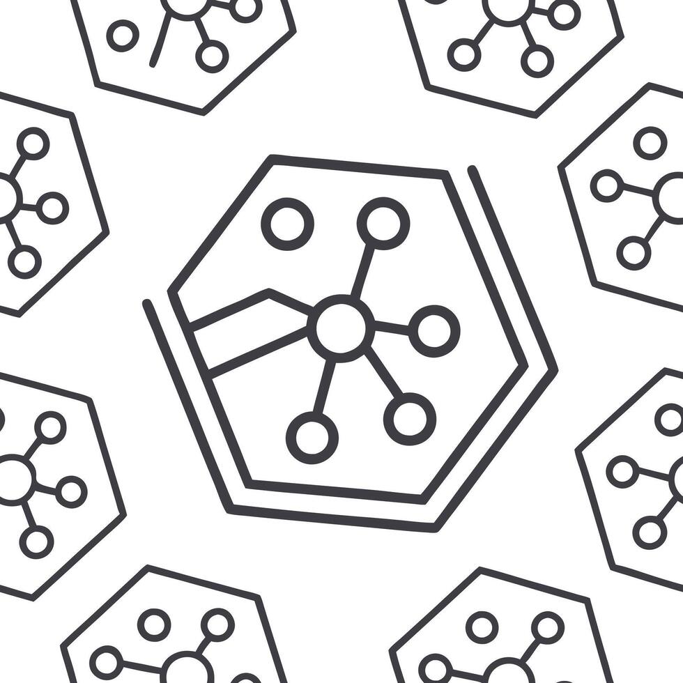 Sleek techno circuits seamless pattern incorporating futuristic digital circuitry and geometric tile elements isolated white balance hightech vibe concept as Futuristic digital cir Squre vector