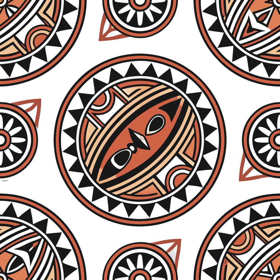 Tribal patterns seamless design with rhythmic lines and vibrant tribal art for a lively energetic cultural look concept as Rhythmic tribal patterns with vibrant tribal art perfect Squre vector