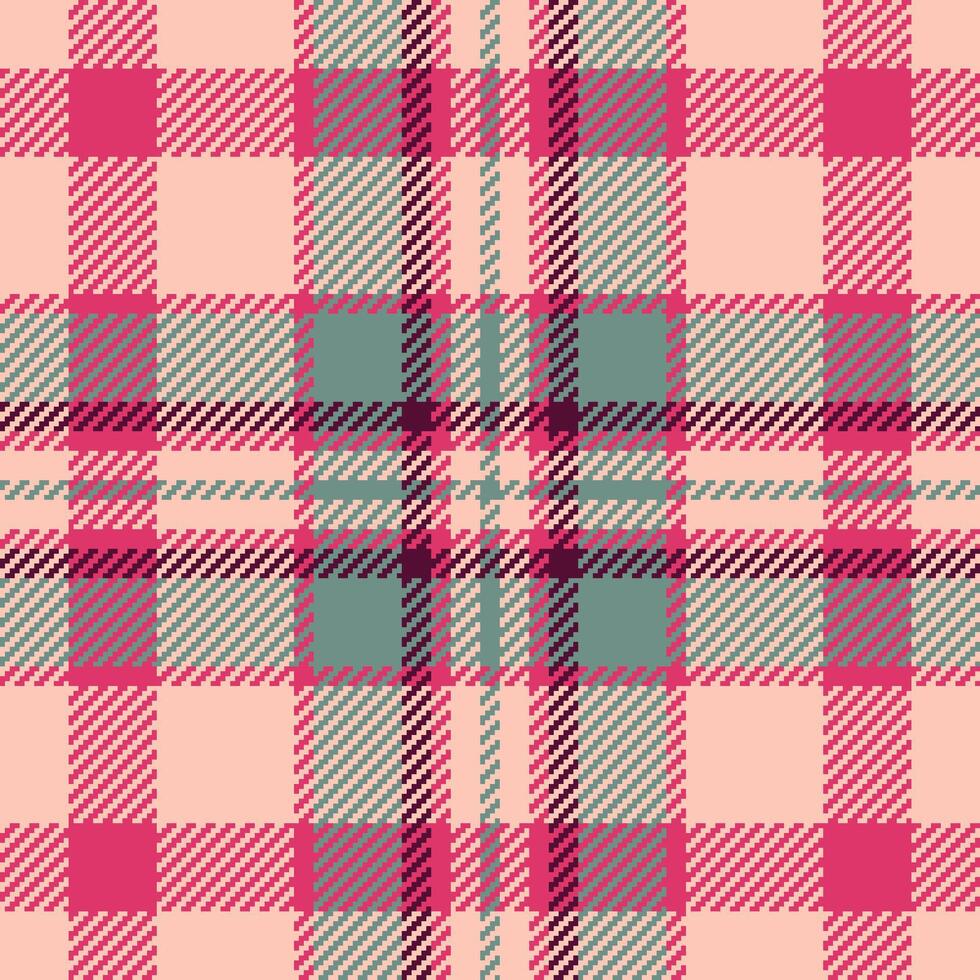 Stylish pink and gray plaid pattern. Perfect for textile design, fashion, websites, and branding projects. Offers a fresh, modern take on a classic design. vector