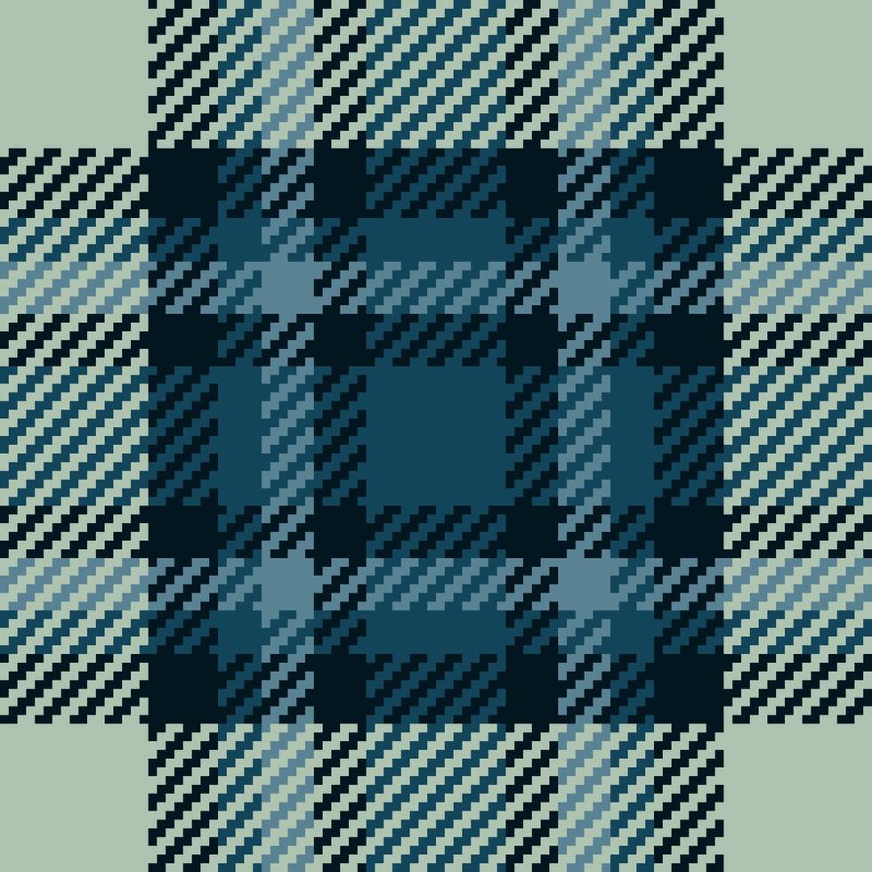 Stunning teal and navy plaid pattern. Perfect for textile design, fashion, and website backgrounds. Sophisticated, modern texture with a classic feel. vector