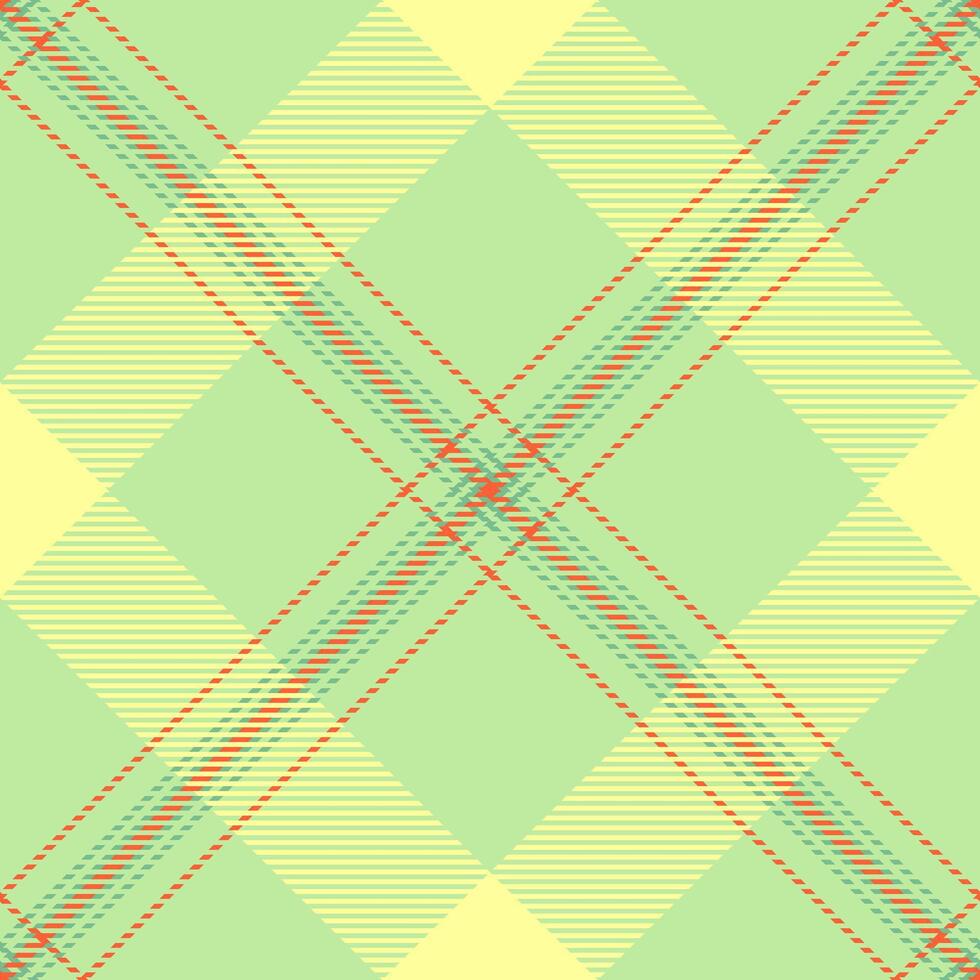 Effect check seamless , living room tartan plaid pattern. Glen texture textile fabric background in green and yellow colors. vector