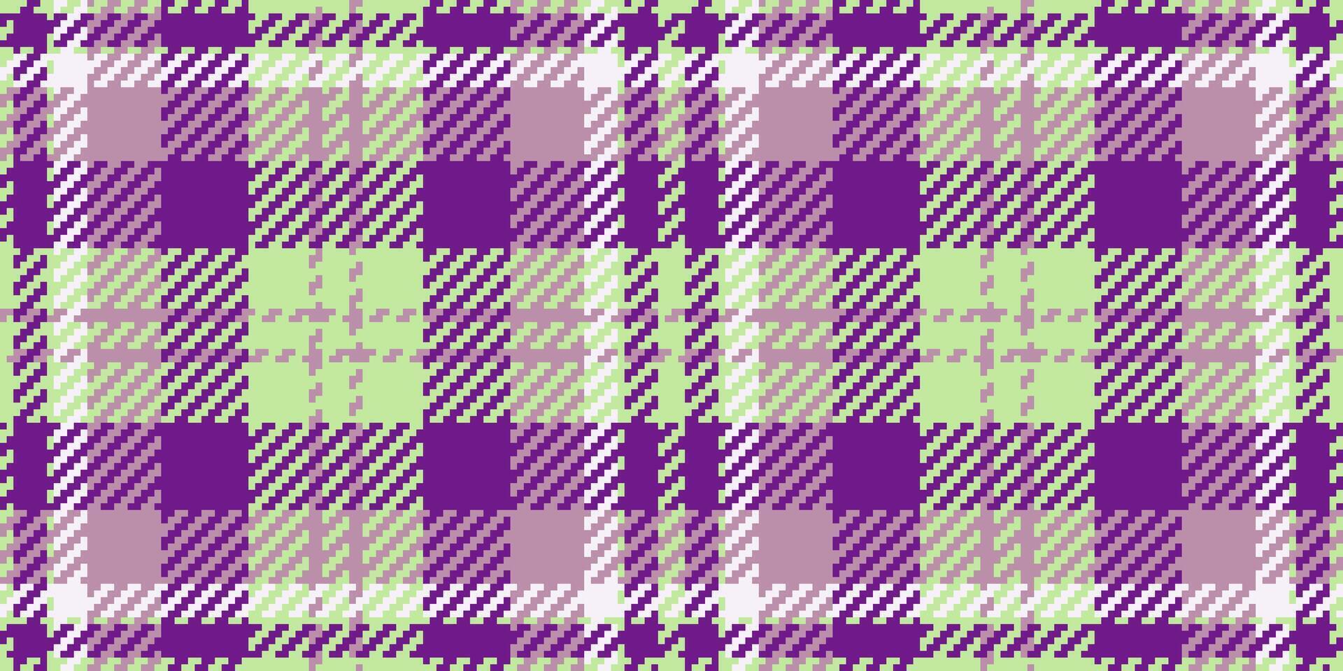 Rich pattern background plaid, diwali tartan seamless check. Dining fabric textile texture in purple and green colors. vector
