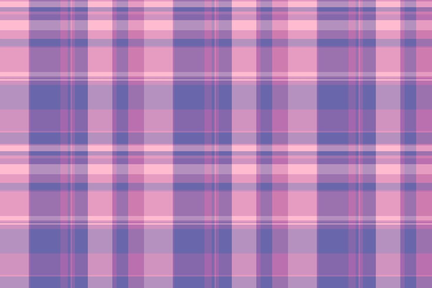 Subtle pastel plaid pattern in pink and purple hues. Perfect for textile design, fashion, backgrounds, or website design. Evokes a sense of calm and femininity. vector