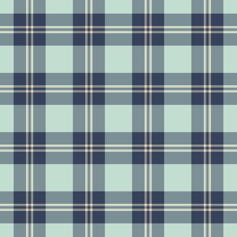Serene teal and navy plaid pattern. Perfect for textile designs, website backgrounds, or crafting projects. vector