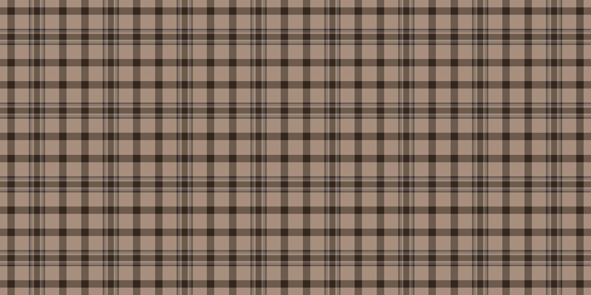 Subtle brown and beige plaid pattern, perfect for textile designs, website backgrounds, or packaging. Elegant and versatile, this seamless texture offers a sophisticated touch to any project. vector