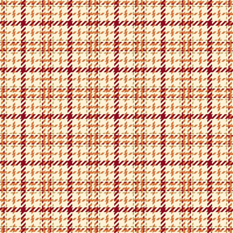 Lumberjack check tartan background, nyc seamless plaid fabric. Grunge textile texture pattern in papaya whip and orange colors. vector