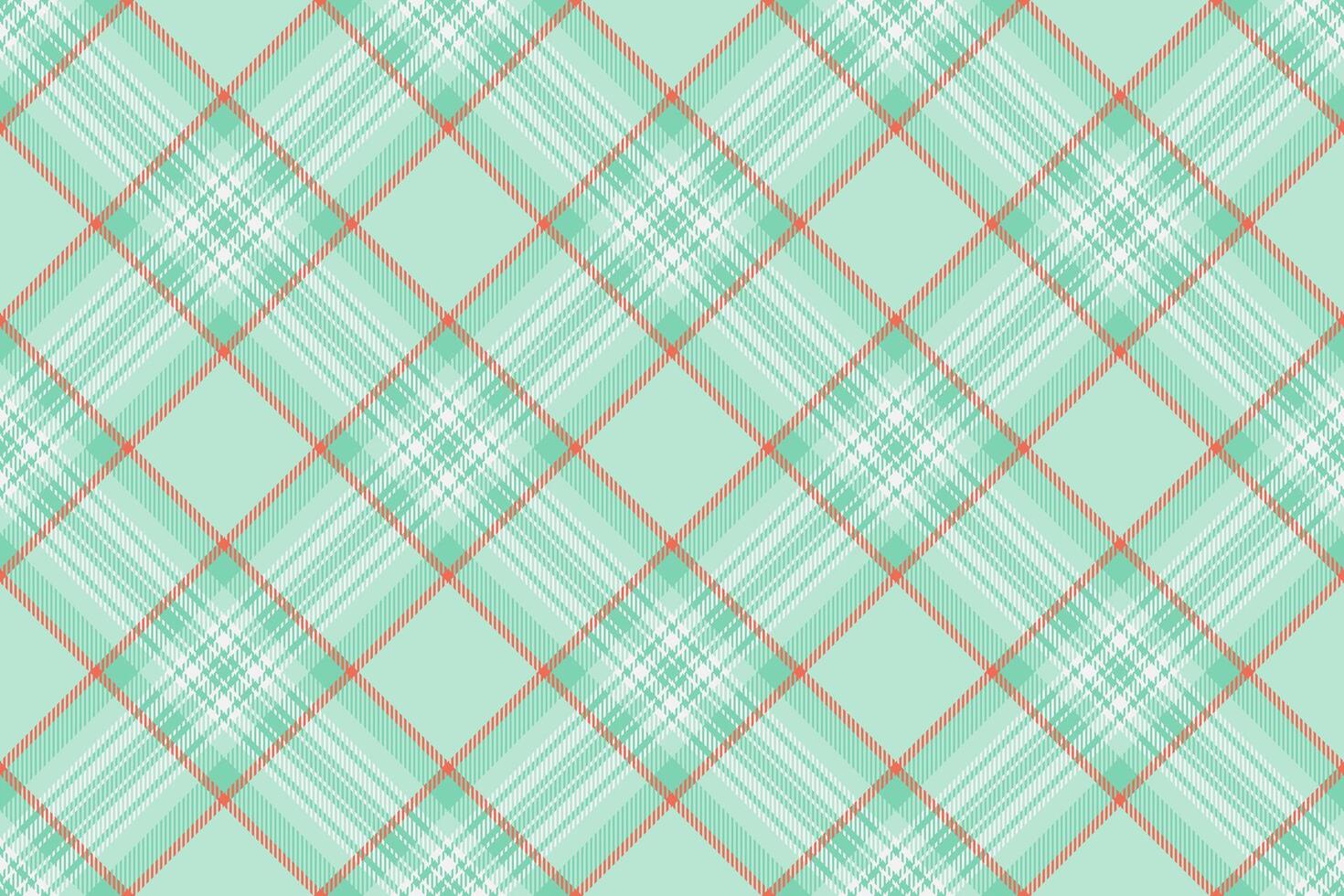 Elegant aqua and coral plaid pattern. Perfect for textile design, website backgrounds, scrapbooking, and more. This subtle yet stylish design evokes a sense of calm and sophistication. vector