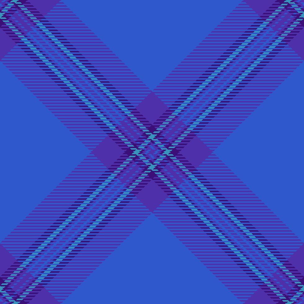 Holiday pattern plaid texture, fashionable textile background. Swatch check seamless tartan fabric in blue and indigo colors. vector