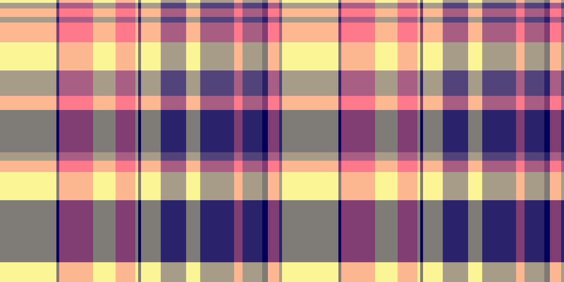 Vibrant pastel plaid pattern. Perfect for textile design, website backgrounds, or fashion projects. vector