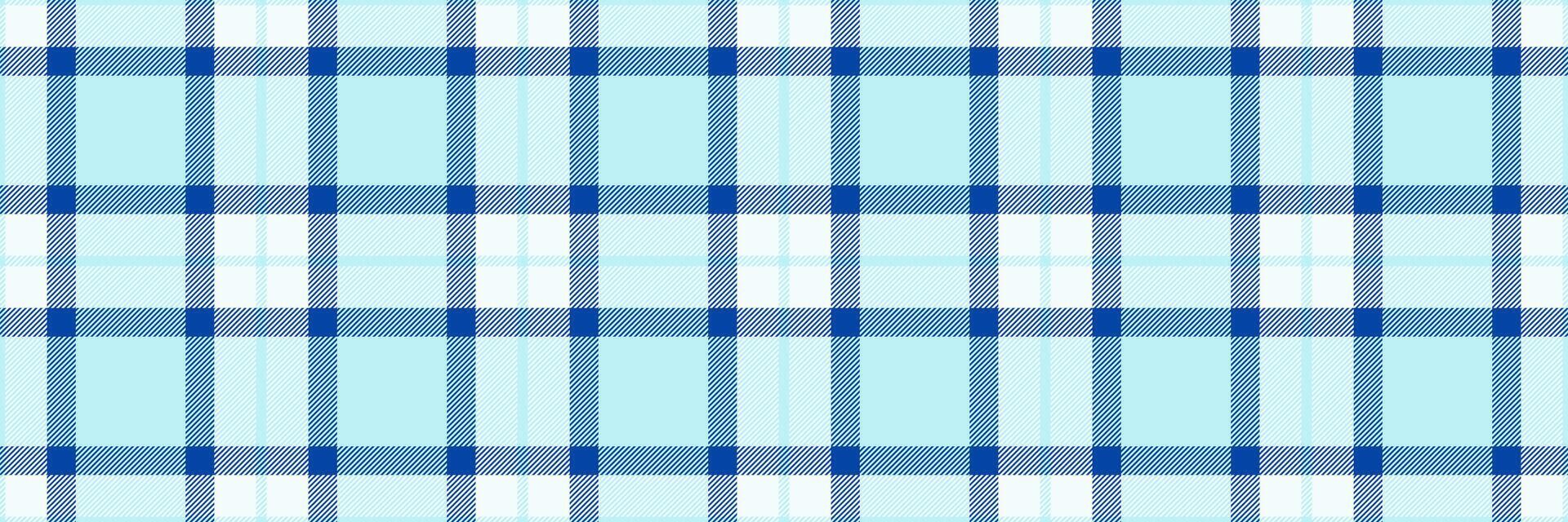 Seamless pastel blue and navy plaid pattern. Perfect for textile design, web backgrounds, or adding a touch of classic style to your projects. vector