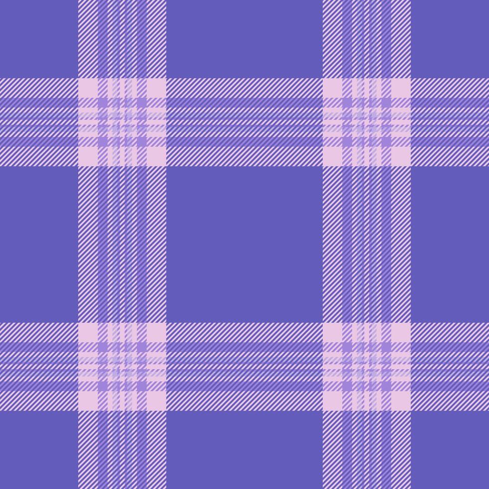 Elegant purple and lilac plaid pattern. Perfect for textile design, fashion, websites, or stationery. A sophisticated and versatile texture for various applications. Seamless repeat. vector