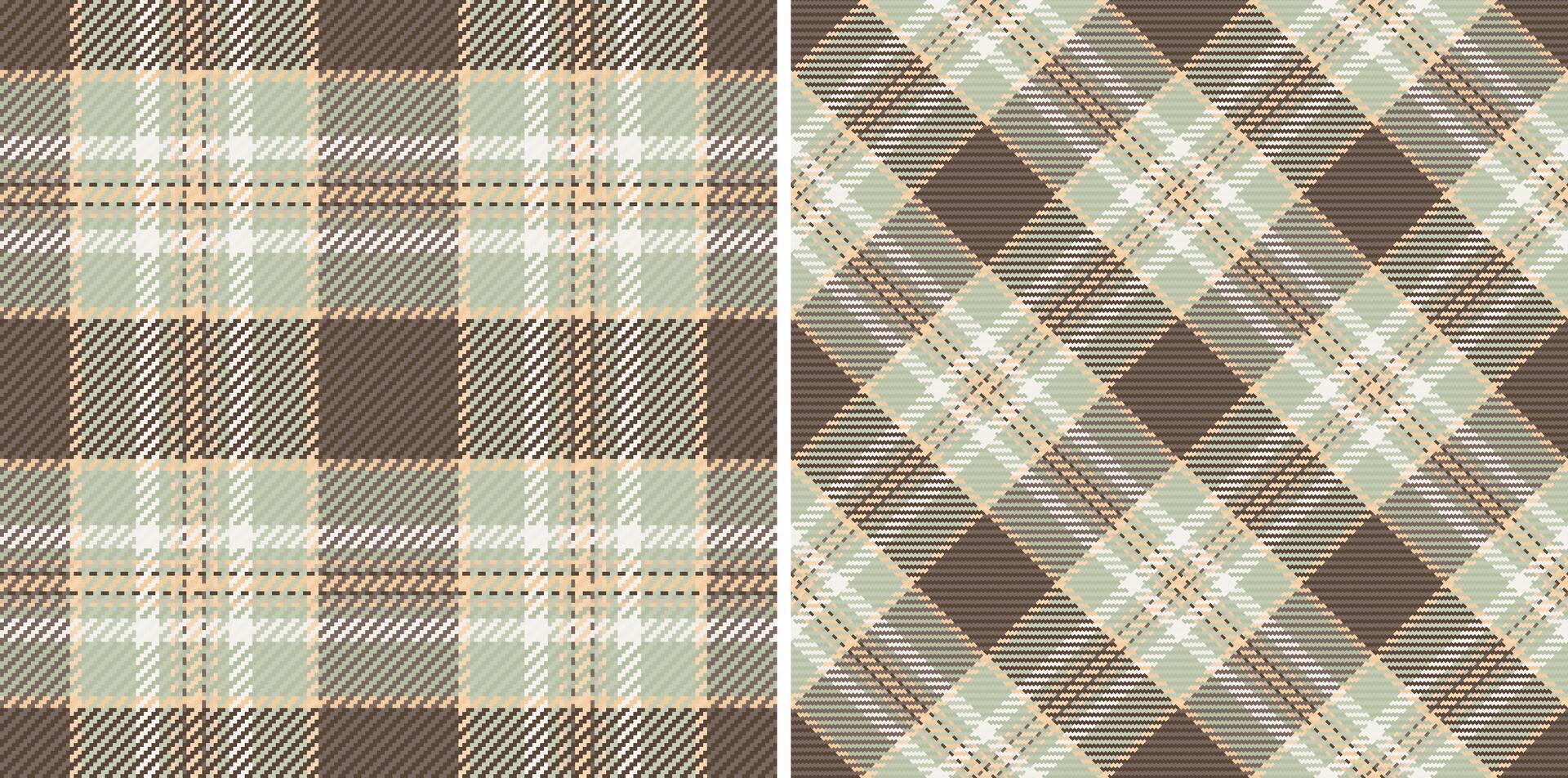 Plaid texture tartan of textile pattern check with a seamless background fabric. Set in fashionable colors. Geometric unique identity design. vector