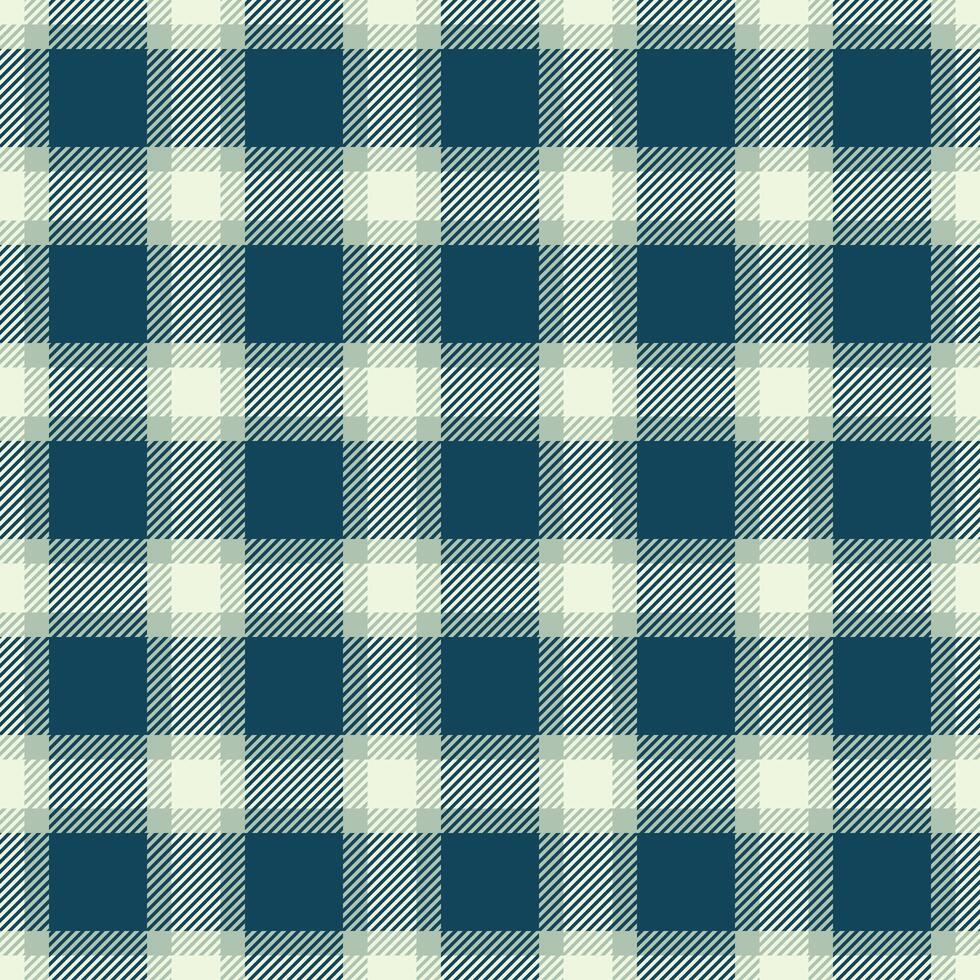 Dreamy texture textile seamless, fade pattern tartan check. Messy background plaid fabric in cyan and ash gray colors. vector