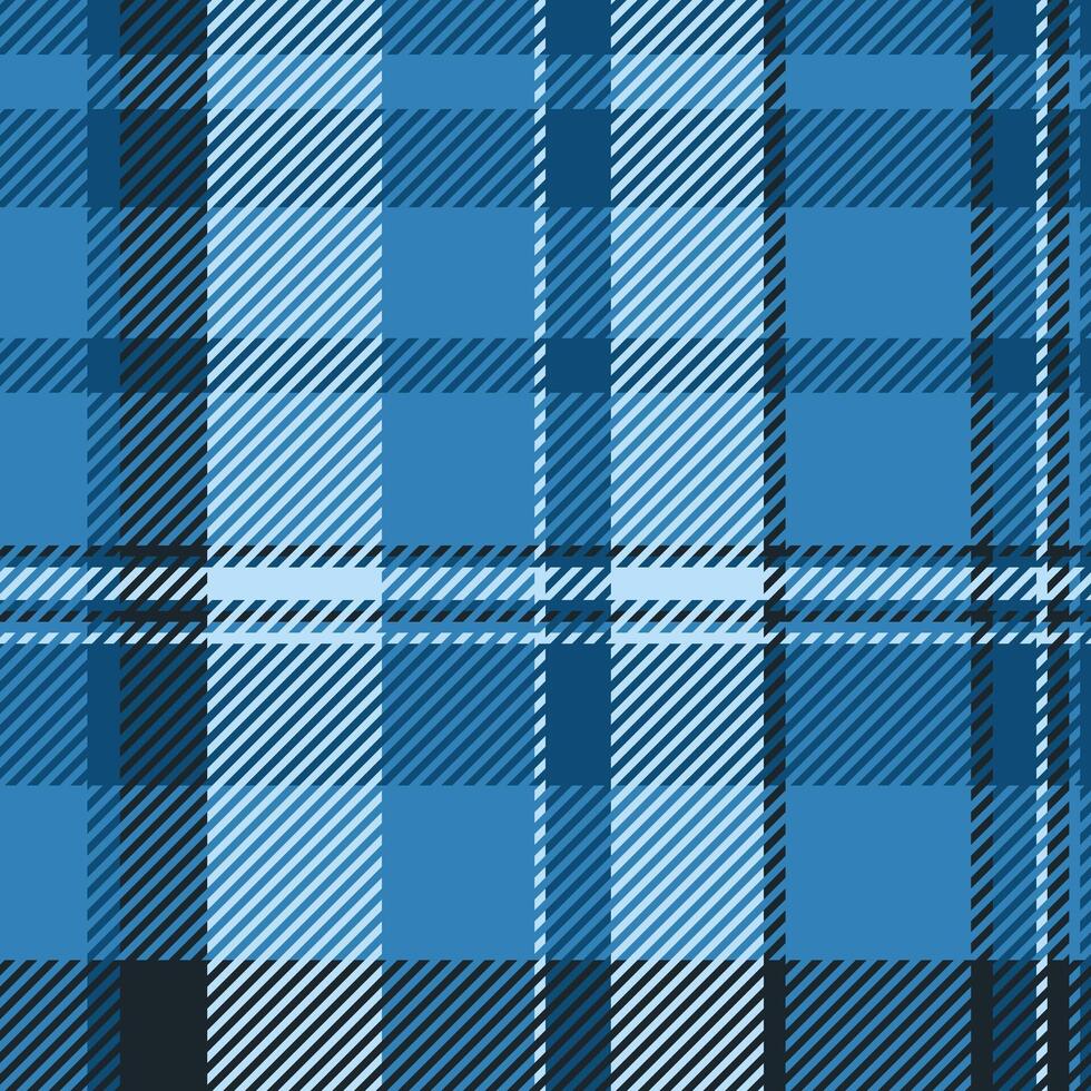 Cool blue plaid pattern, perfect for textile design, apparel, or website backgrounds. Subtle texture and calming color palette evoke feelings of serenity and sophistication. vector