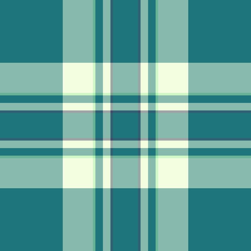 Advertisement plaid tartan, tile fabric textile background. Event check texture seamless pattern in cyan and pastel colors. vector