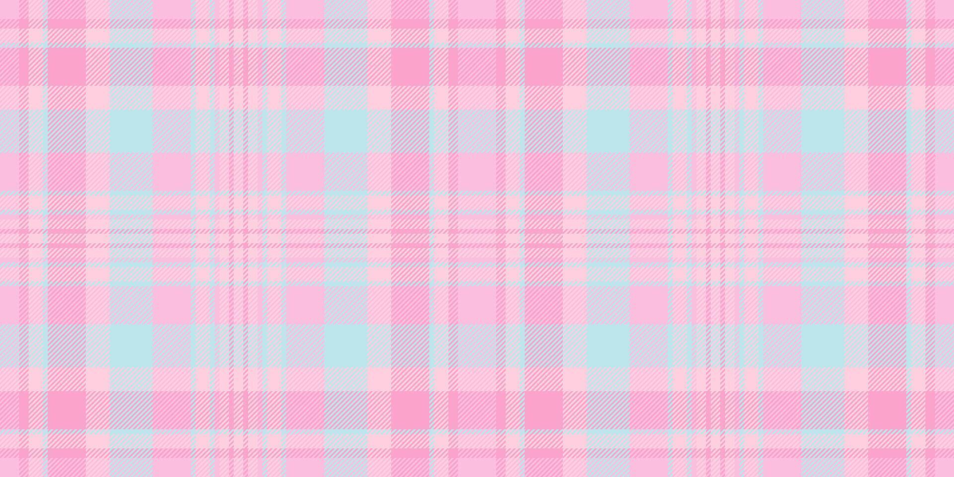 Sweet pastel pink and blue plaid pattern. Perfect for backgrounds, textiles, scrapbooking, and feminine designs. A gentle, romantic texture ideal for creating a soft and inviting aesthetic. vector
