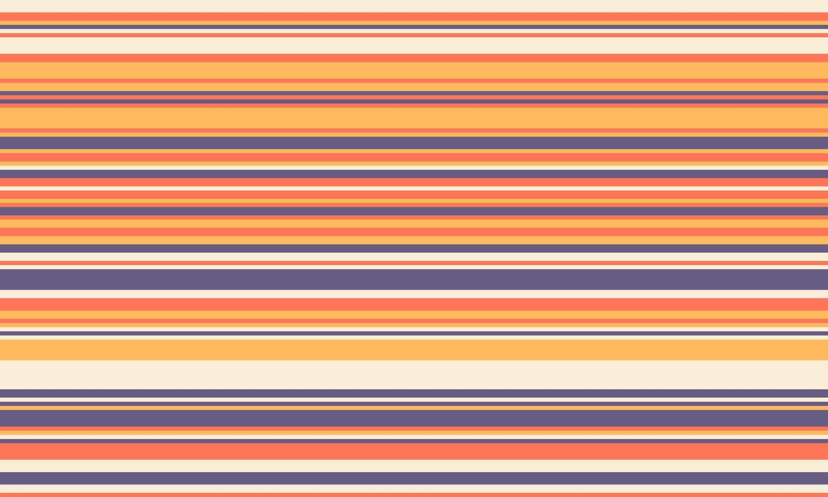 Horizontal stripes in warm, muted tones create a calming, retroinspired pattern. vector