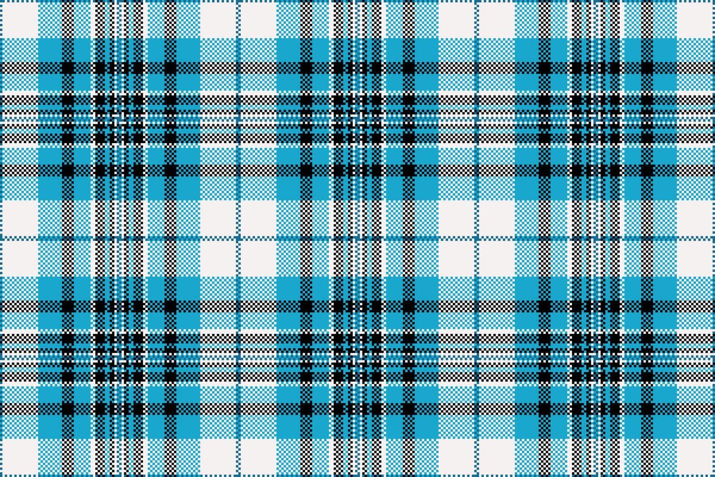 Volume pattern check plaid, fade background seamless. Rectangle fabric textile texture tartan in cyan and white colors. vector